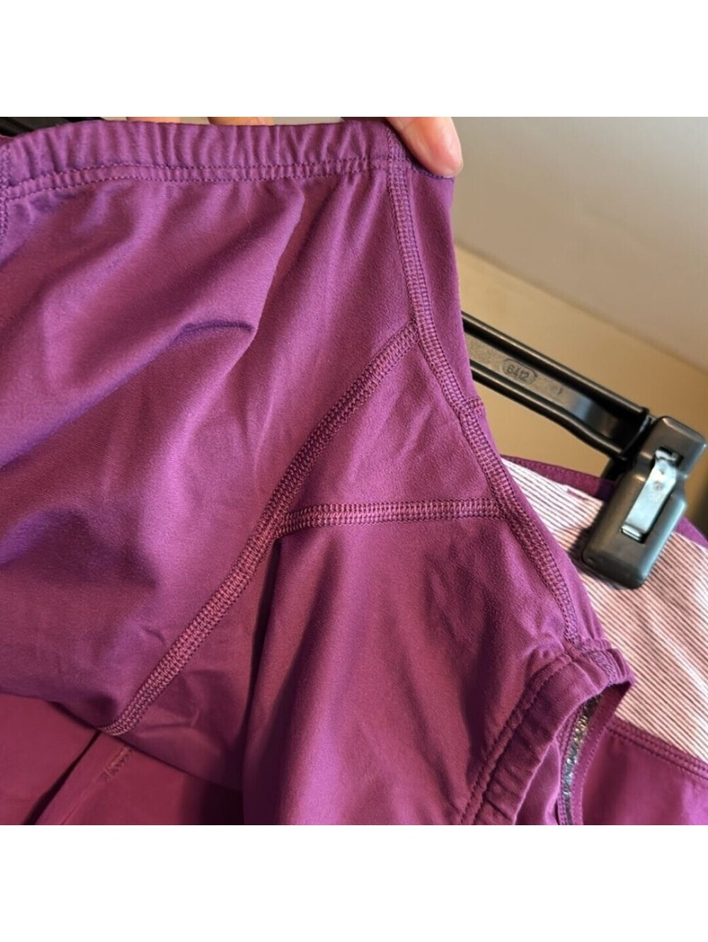 Lululemon Take Flight Skirt Tennis Skort Sz 10 Dewberry 1022 View 6